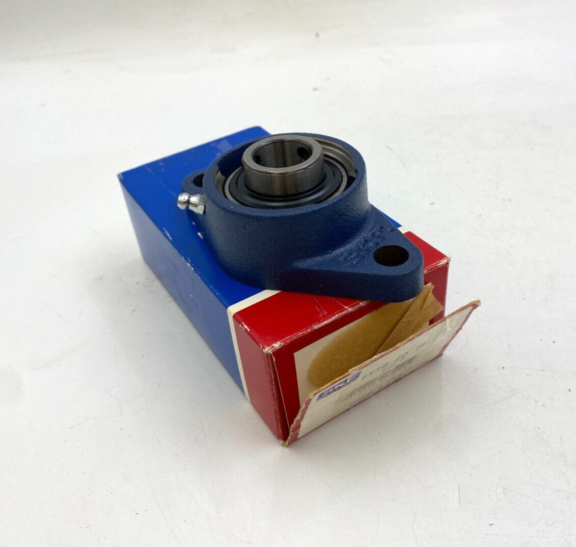SKF FYTB 20 TF Flange-Mount Ball Bearing Oval 2-Bolt Holes 20mm Bore Cast Iron