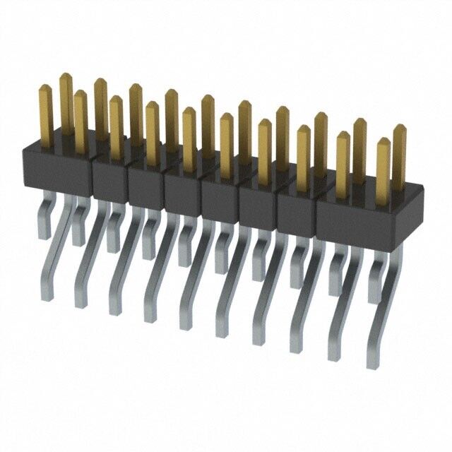 Lot of 8 - Samtec - MMT-110-01-F-DH-K-TR – SMD Connector, Header. Male 20 Pos