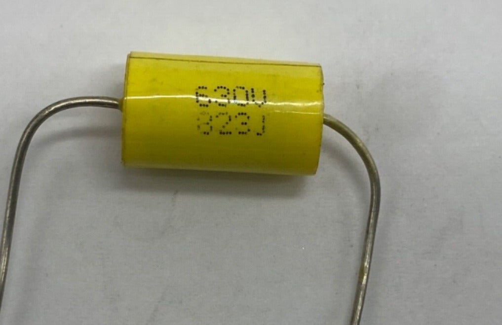 metalized Yellow film capacitor axial lead 0.082uf/630V, 823J630V