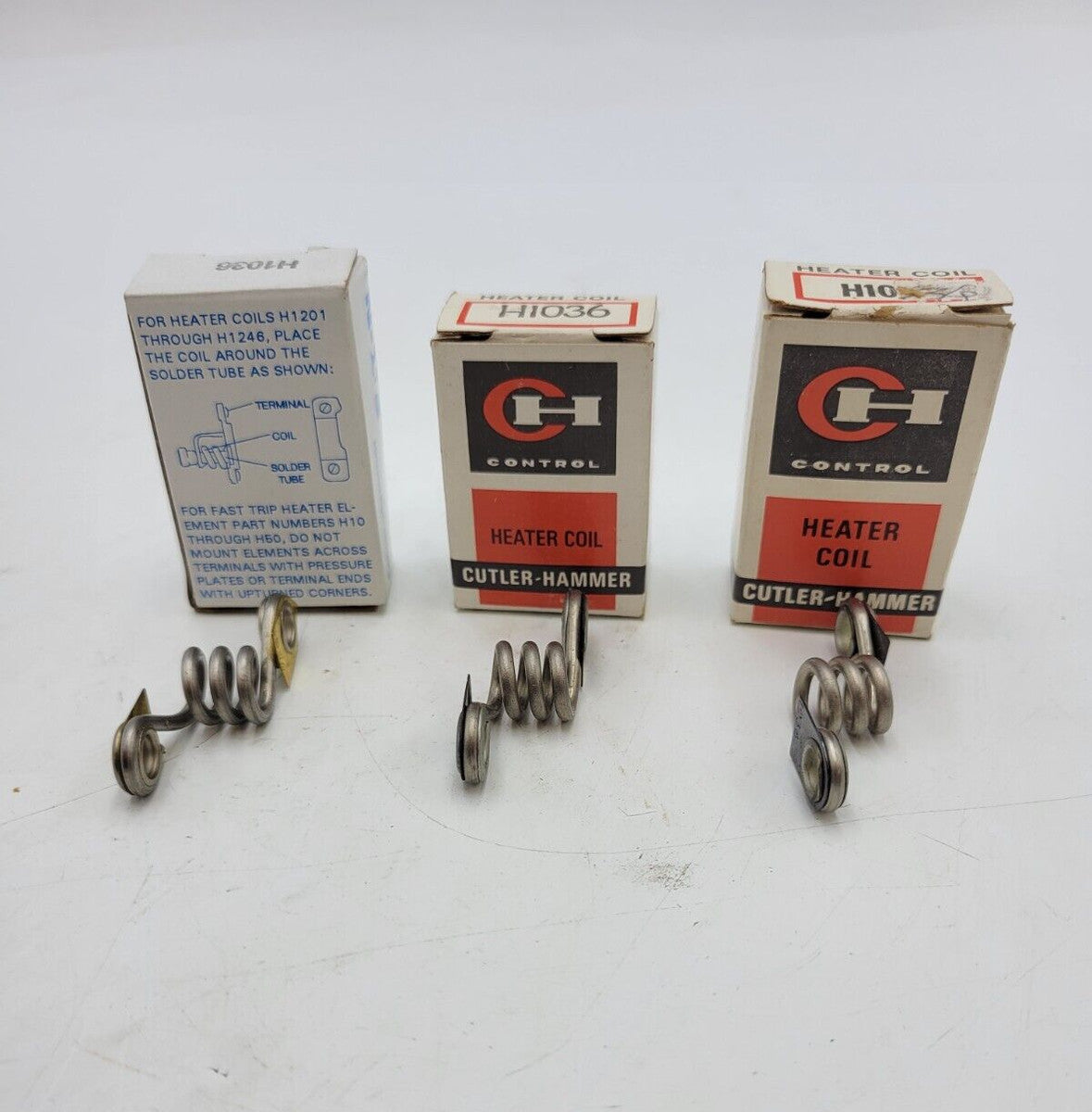 3PC Cutler-Hammer Eaton H1036 Thermal Unit Overload Heater Coil 8.64-11.4 Amp