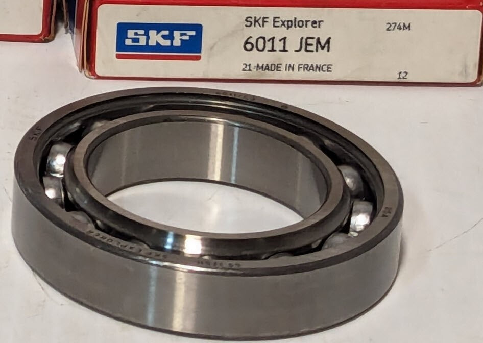 SKF 6011 JEM Deep Groove Radial Ball Bearing, Single Row