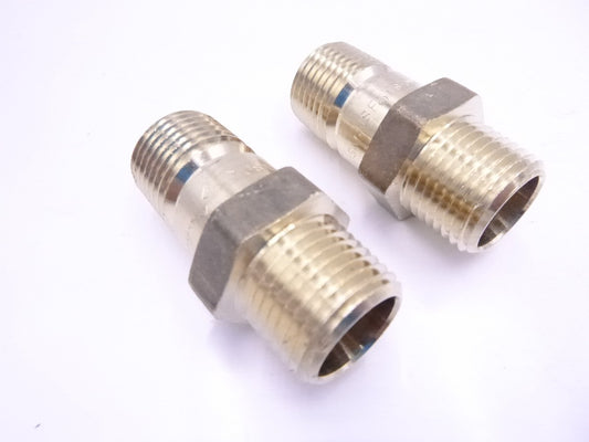 2pk Brass Check Valve 1/2" Male 1/2 Male Thread Non Return One Way Prevent  Back