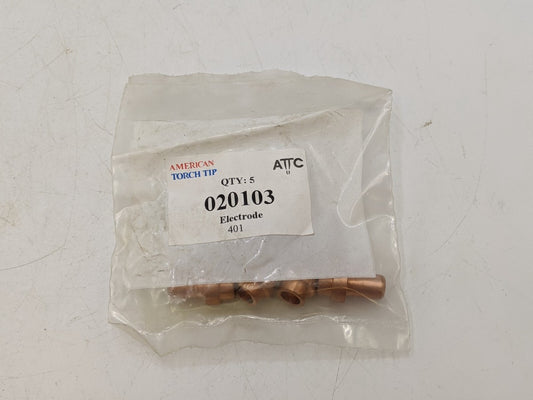 5 Piece ATTC 020103 Electrode Tip Nozzle Welding Equipment Accessory NOS
