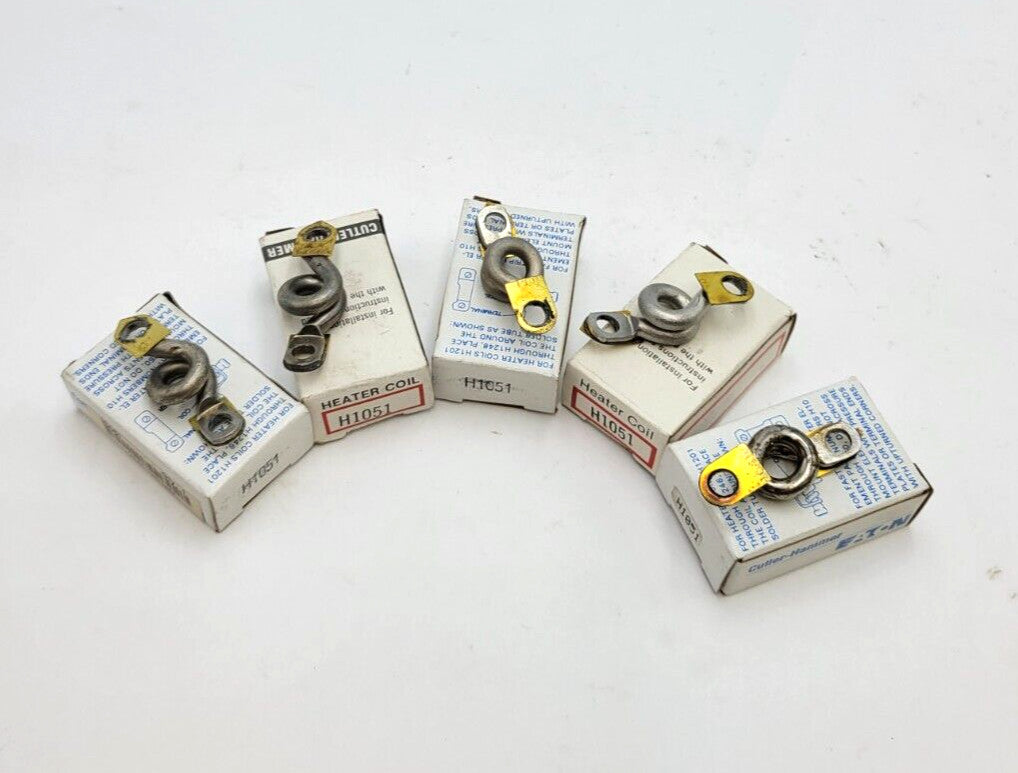 5Pc Set Cutler-Hammer H1051 Thermal Overload Heater Coil 62.4-69.5 Amp Type H