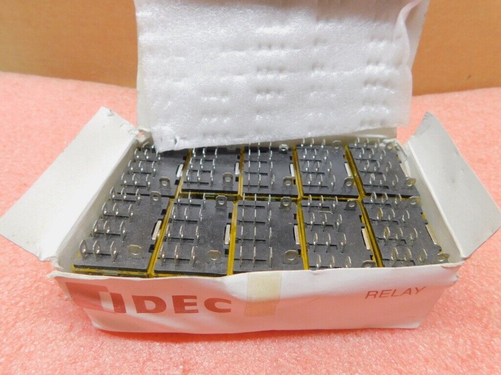 (10) IDEC RH4B-UL 24VDC Power Relay -- Lot of 10 RH4B-ULDC24V