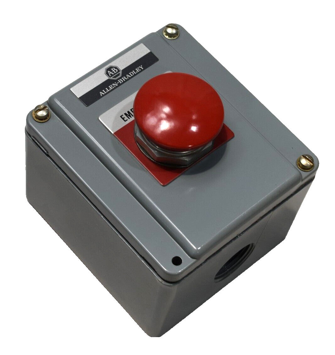Allen Bradley 800T-1TKG Emergency Stop Push Button Station NOS
