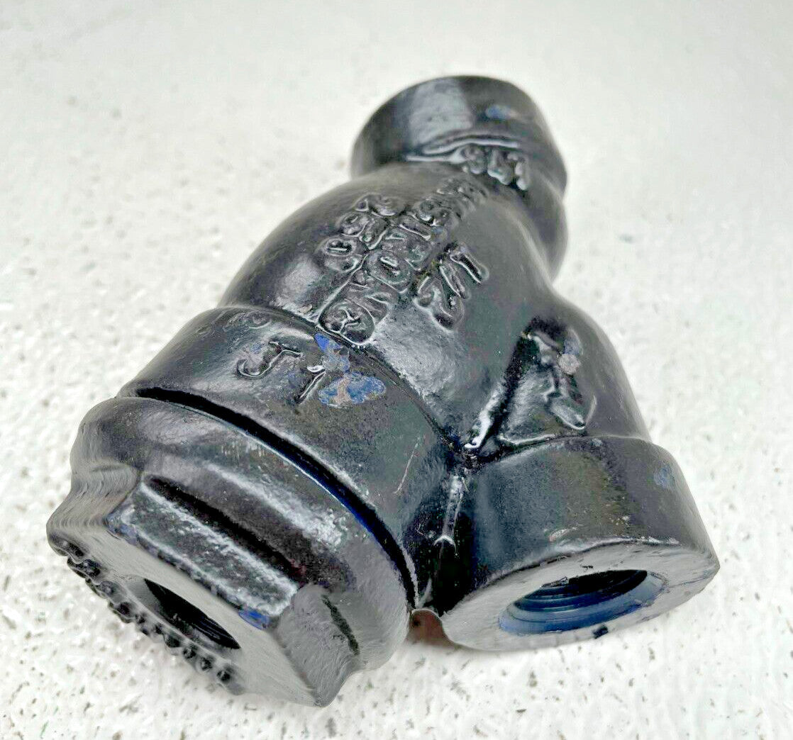 ARMSTRONG Cast Iron Y Strainer 1/2" NPT 250-SWP / 400-WOG  / 40-Mesh SS Screen