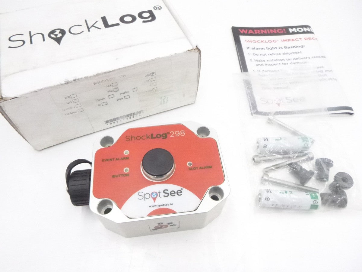 Shocklog 298 Impact Recorder & Data Logger with Tilt & Roll GPS Connec ...