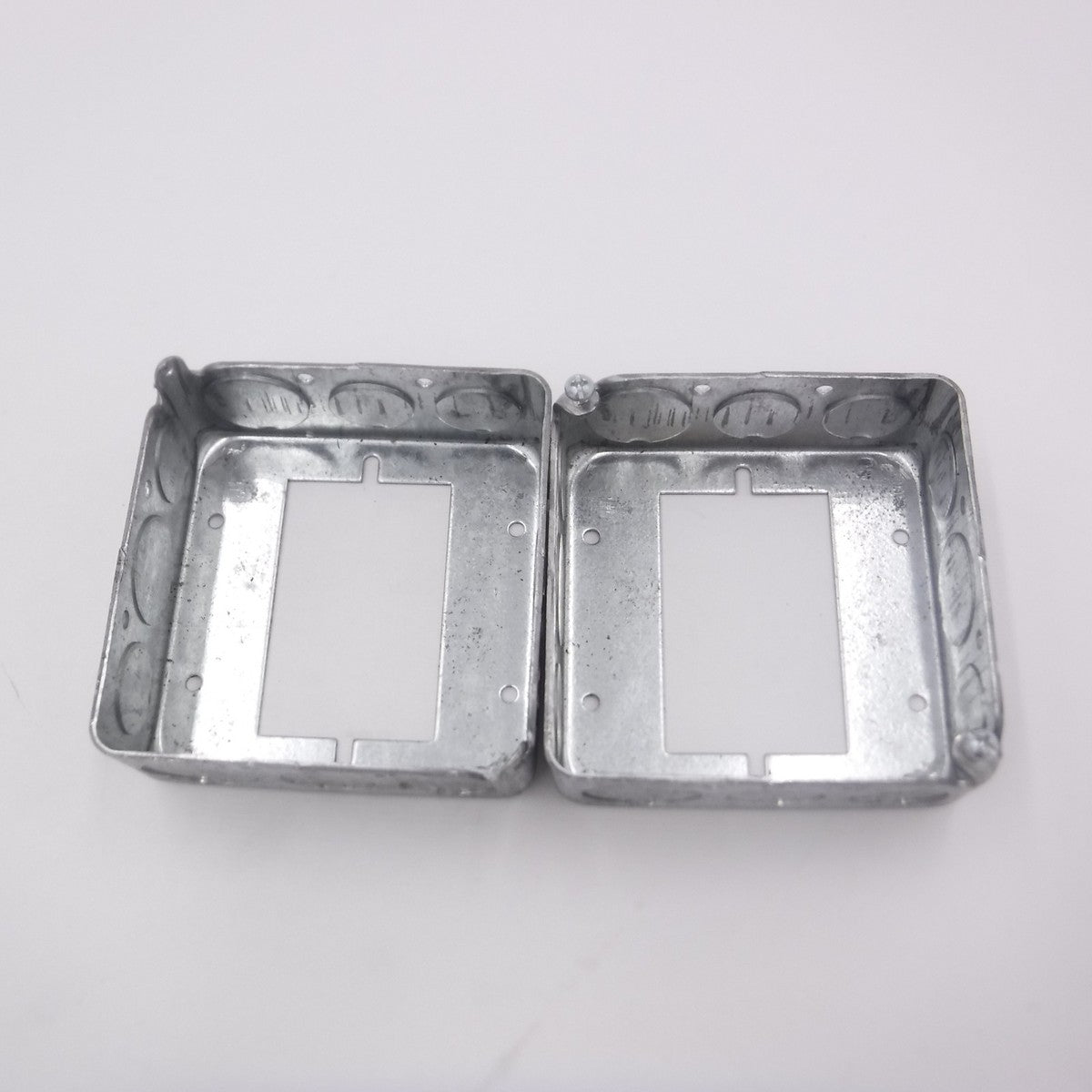 2 Pack Hubbell  Raco 4" x 1-1/2" Square Extension Ring 0052108