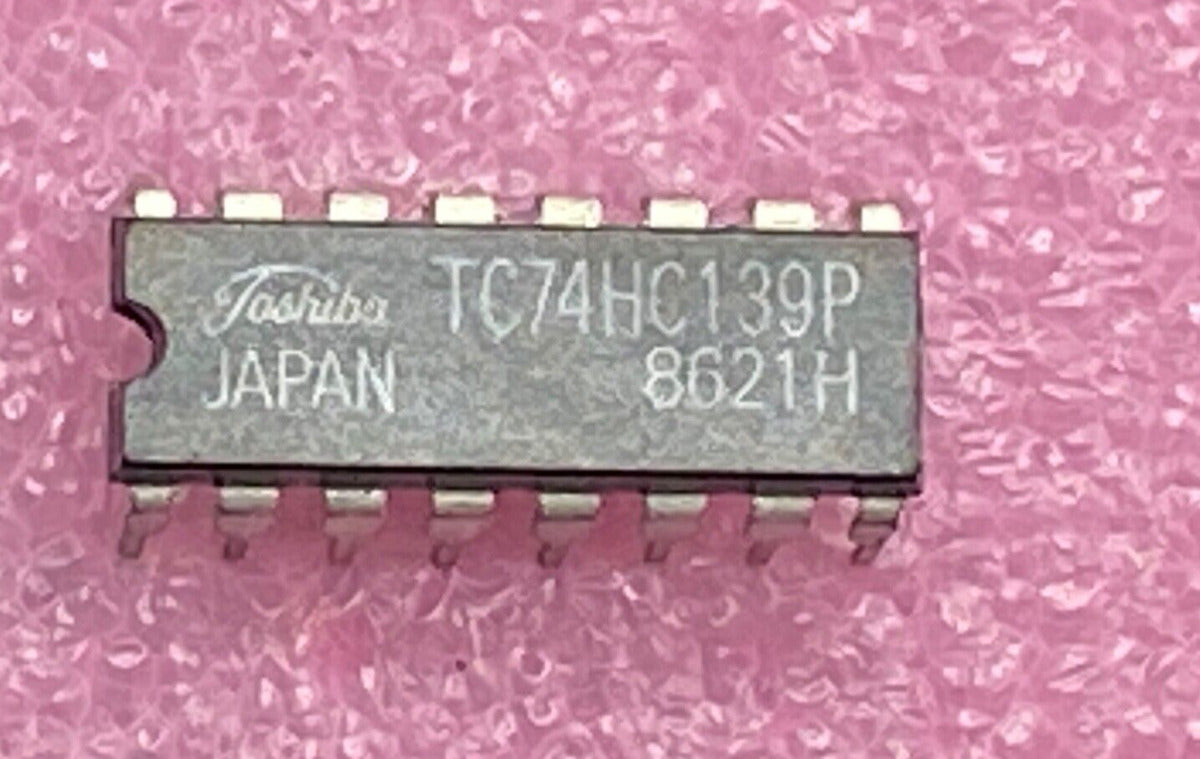 Toshiba TC74HC139P dual 2-to-4 line decoder Integrated Circuit