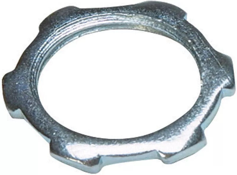 TOPAZ 284 OR EQUAL 1-1/4 INCH STEEL CONDUIT LOCKNUT LOT OF 50