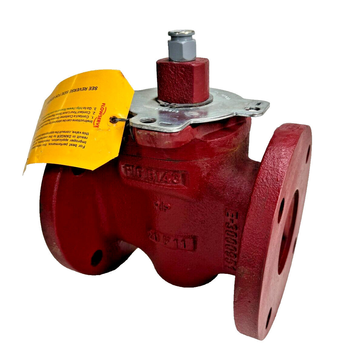 Nordstrom Flowserve B143 Lubricated Plug Valve 3" Class 125 (200-WOG) Flange End