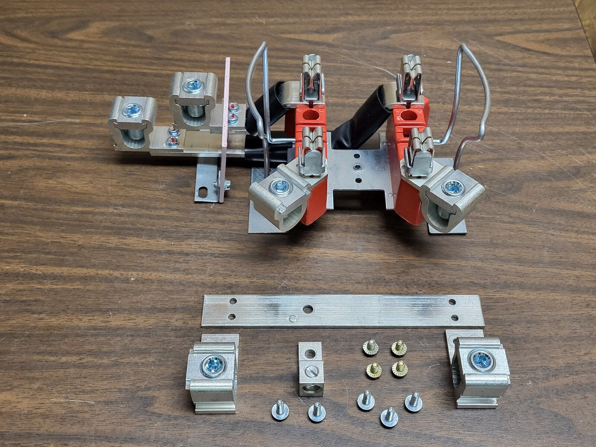 MILBANK METER CAN REPLACEMENT BLOCK REPAIR 200A FOR UNDERGROUND RINGLES COMPLETE