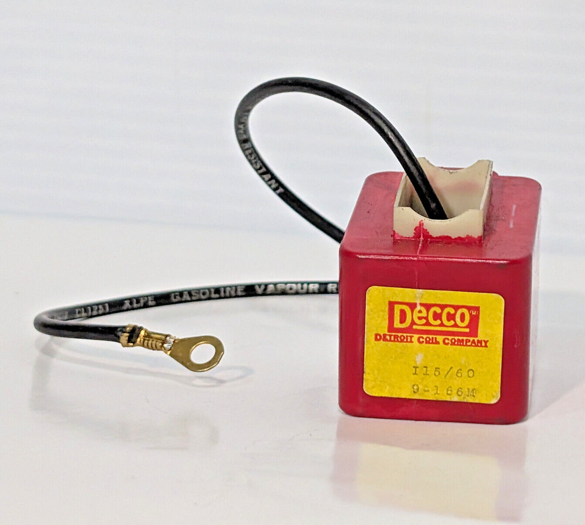 Decco, Detroit Coil Co. 9-166M, 115/60 Solenoid Coil, 2-Wire, 60Hz, 115V