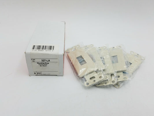 5 Pcs Legrand Pass Seymour 327-LA Mounting Strap Dimmer Insert Box Mount Almond