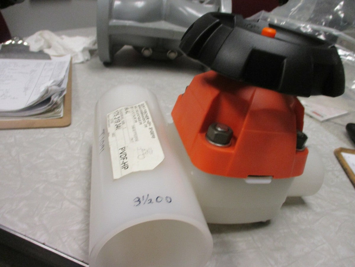 Diaphragm Valve 2" x 3" DN50 GEORG FISCHER SYGEF Spigot / Butt End | PVDF Body 