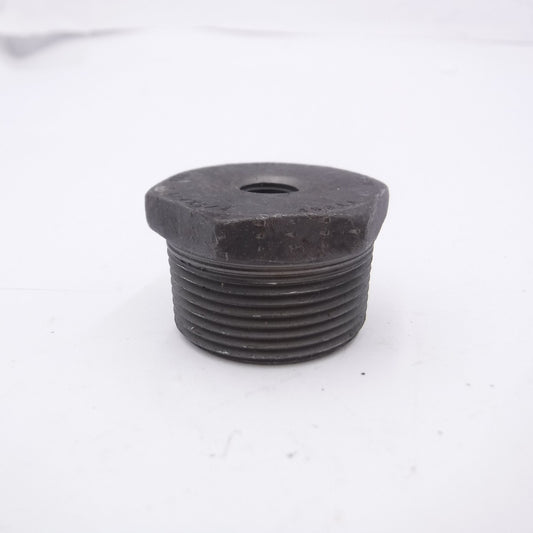 1-1/4" x 1/4" Black Malleable Iron Reducer Bushing 469AA