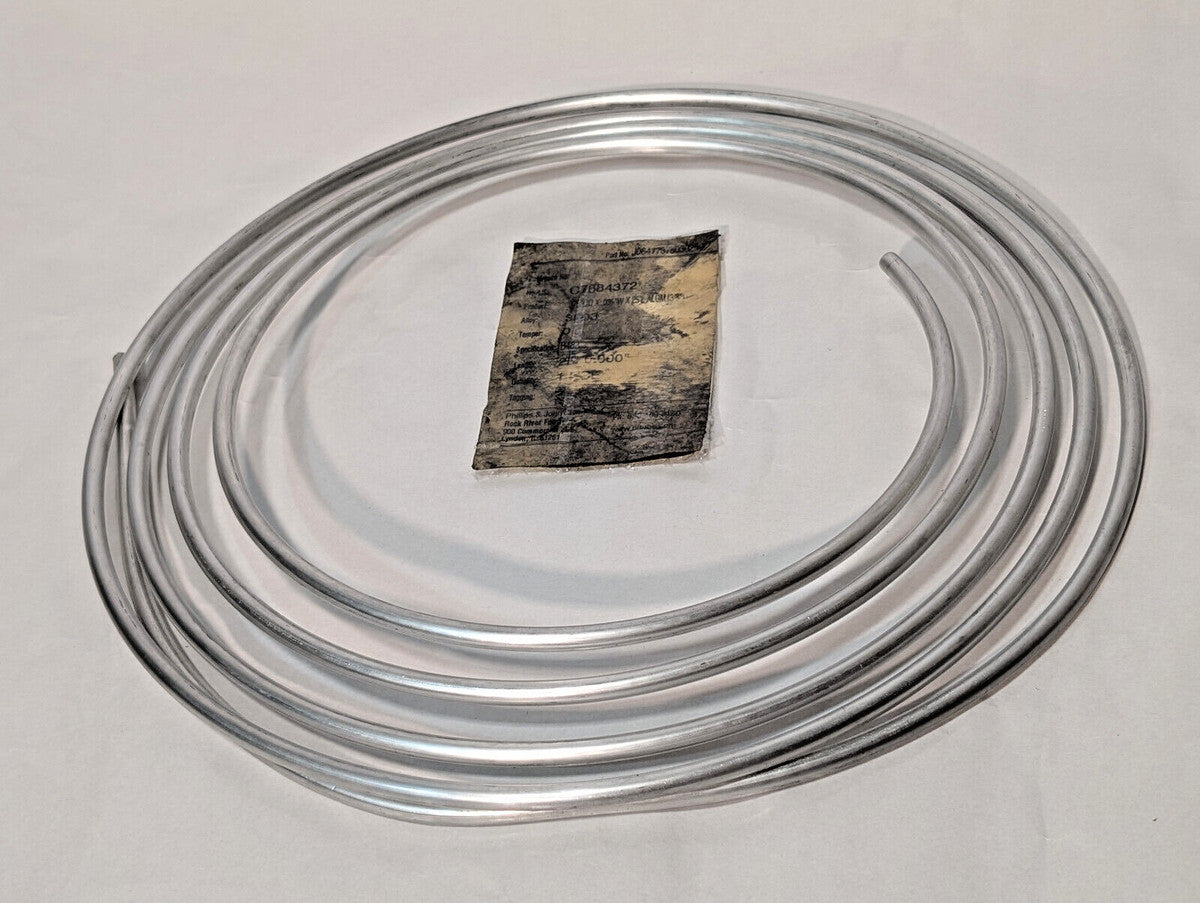 Phillips & Johnson C7884372 Aluminum 3003 Alloy Tubing .375"ODx.035Wx25'L, B483