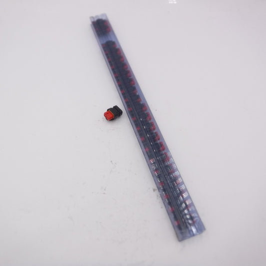 22 Pack Automotive Connector Plug Assembly 3 Position Red 18-14 AWG