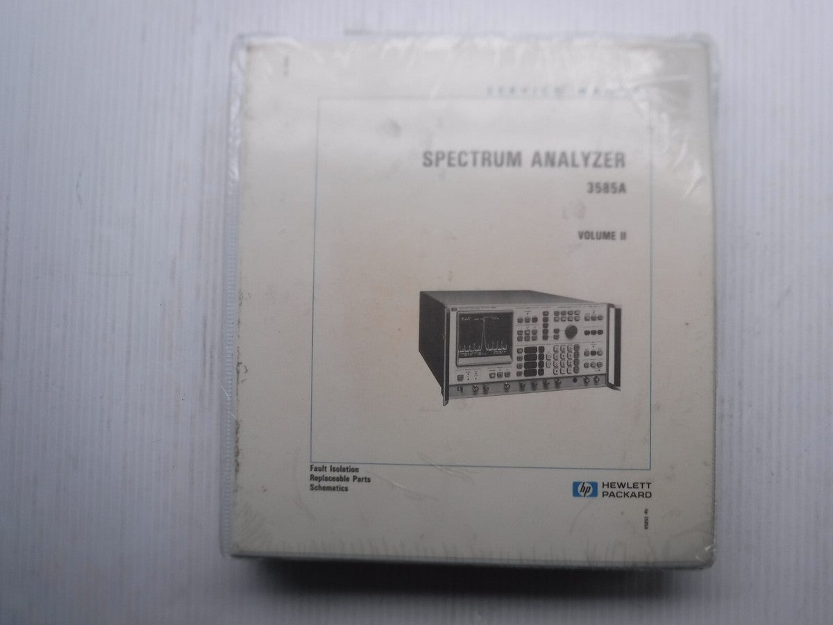 Hewlett Packard 3585A Spectrum Analyzer Volume 2 03585-90006