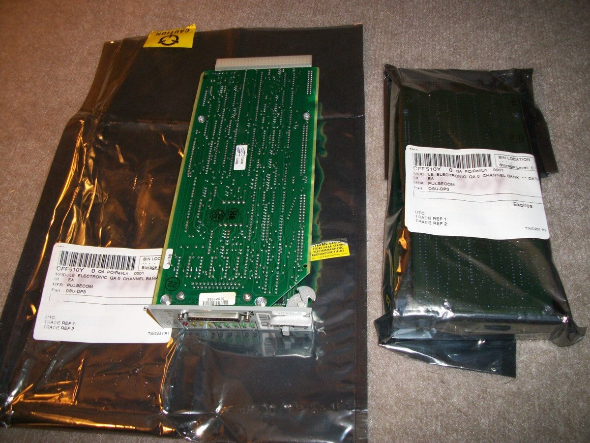 LOT OF 2  PULSECOM DSU-DP3 CHANNEL BANK B105515