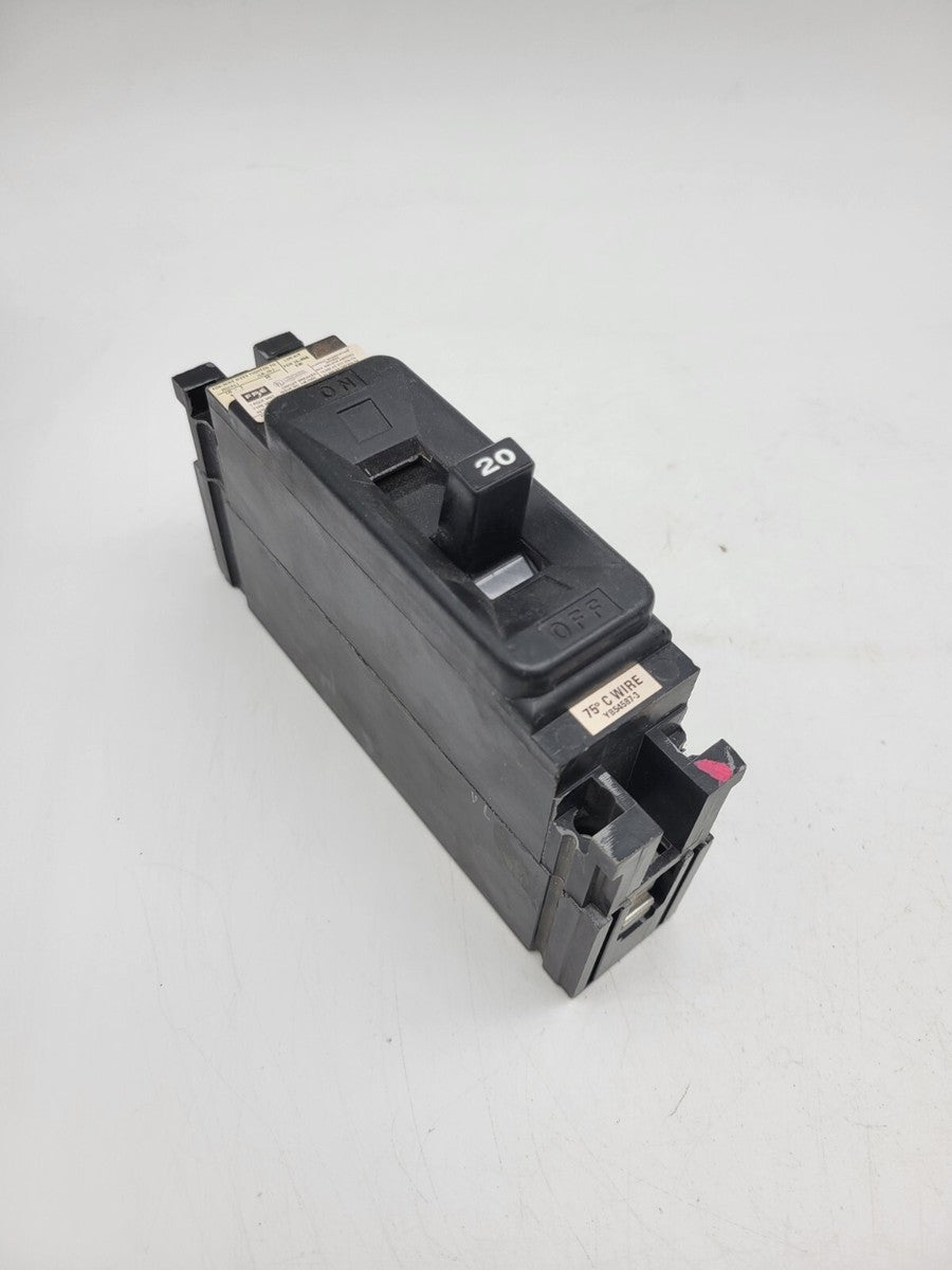 FPE Federal Pacific NEF213020 Bolt-On Circuit Breaker 20A 277V 1P 1PH NEF/SWD
