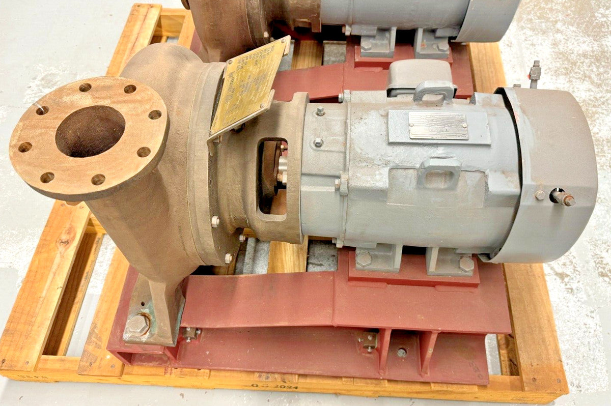 PROSSER NSS3131-7-5 Heavy Duty Marine Pump W/ GE 5KS215NS281H 7.5HP Motor