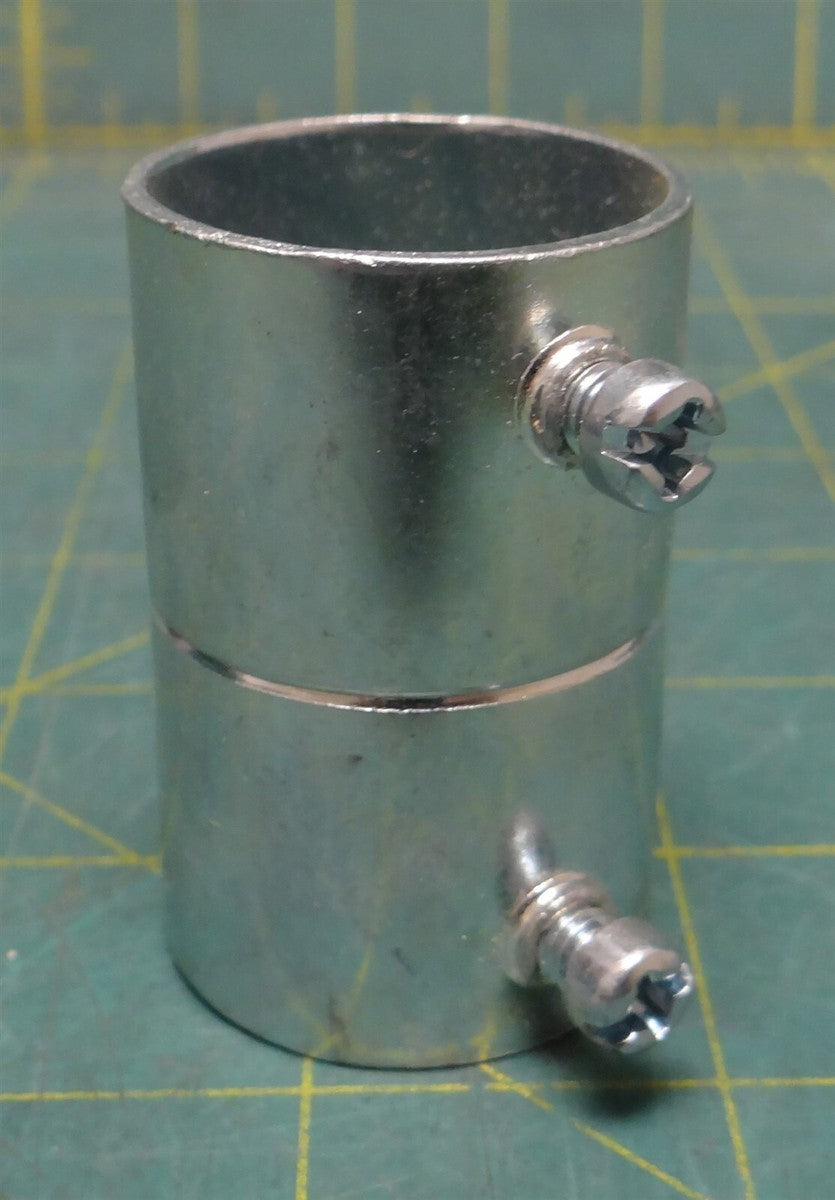 Cooper Crouse-Hinds 462 1" EMT Conduit Coupling Zinc-Plated Steel Set Screw