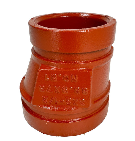 3" x 2-1/2" Victaulic Style 51 Eccentric Reducer Grooved End Pipe Fitting