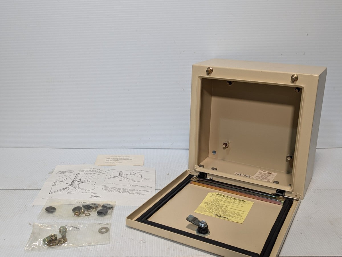 Hoffman D-5 enclosure, type 4, 12 x 12 x 7 inches