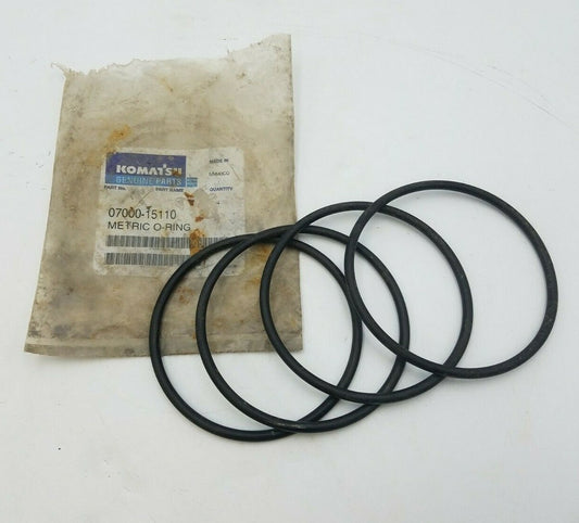 4 PC Komatsu 07000-15110 Metric O-Ring Heavy Equipment Replacement Parts NOS