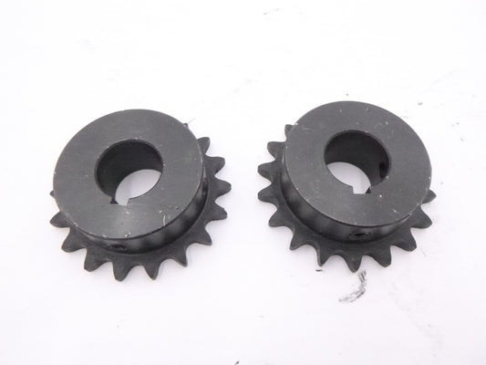 2 Pack Amec 40BS18H-1 1" Finished Bore Sprockets 18 Tooth