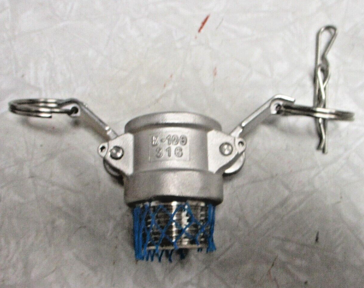100-B-SS DIXON 1" 316 Stainless Type B Coupler / Female Coupler x Male NPT