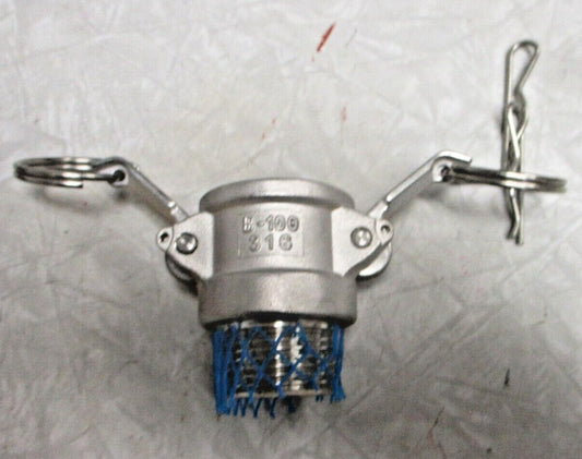 100-B-SS DIXON 1" 316 Stainless Type B Coupler / Female Coupler x Male NPT