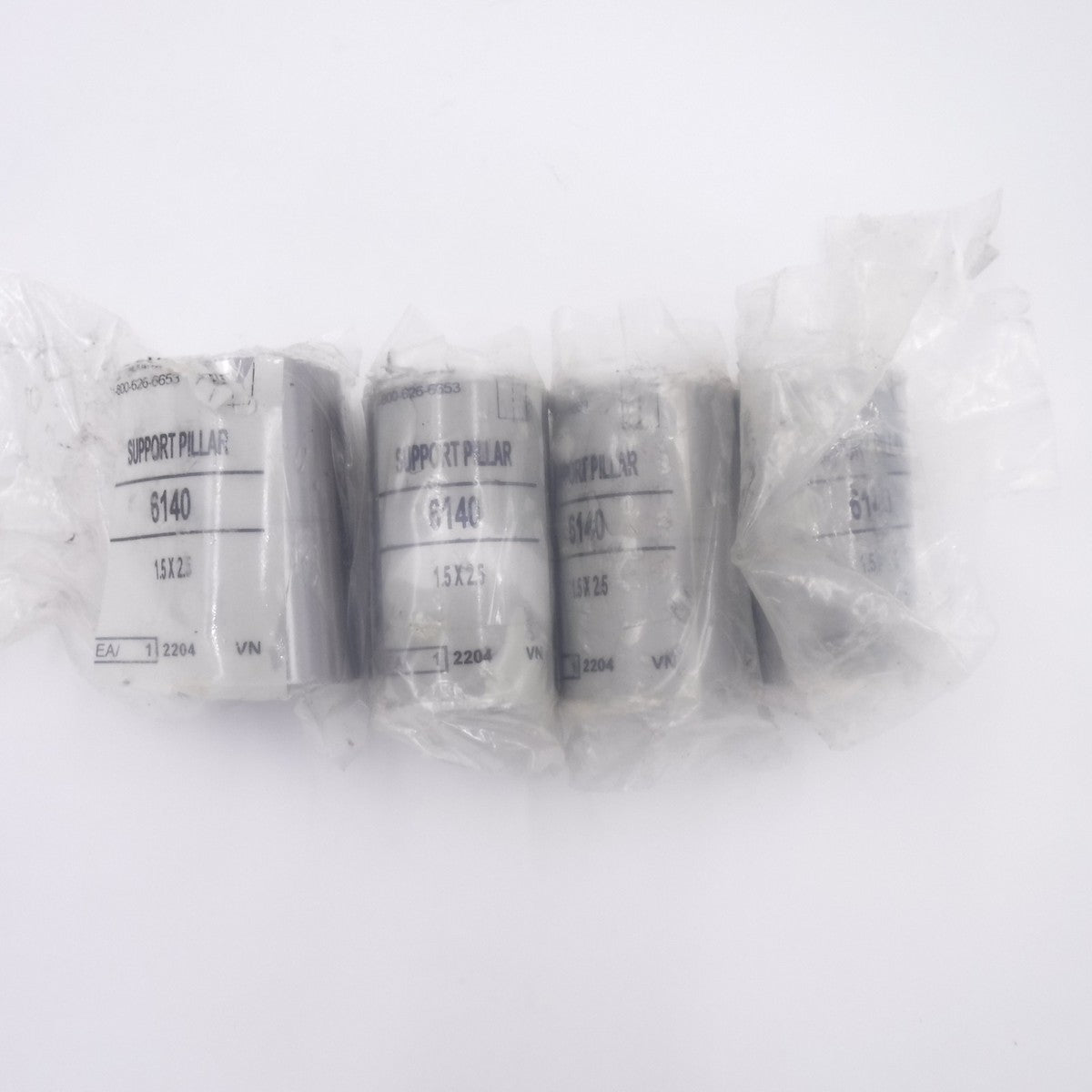 4 Pack DME Support Pillars 1.5" x 2.5" Tapped Hole 3/8"-16 SEE DESC