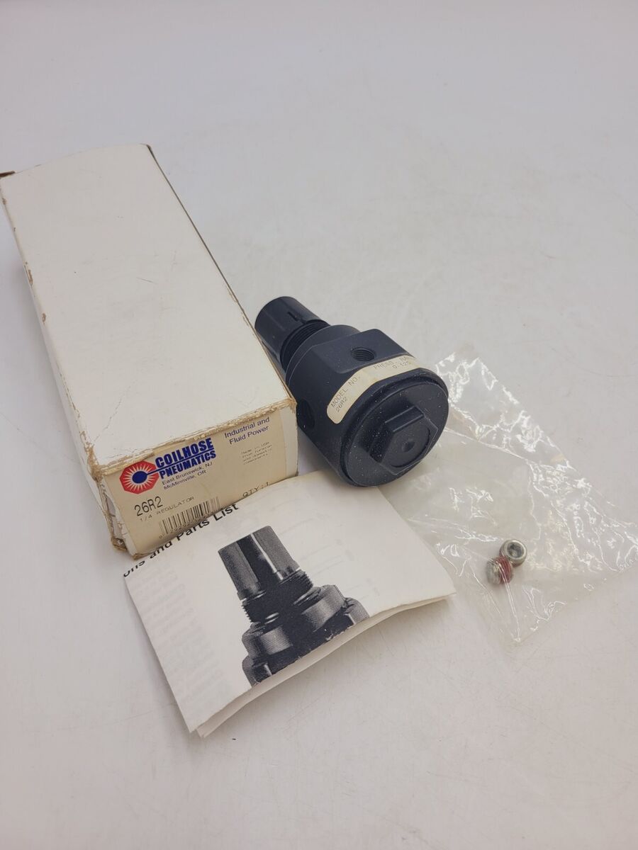 Coilhose 26R2 Standard Compressed Air Regulator 0-125PSI 60cfm 1/4 NPT Series 26