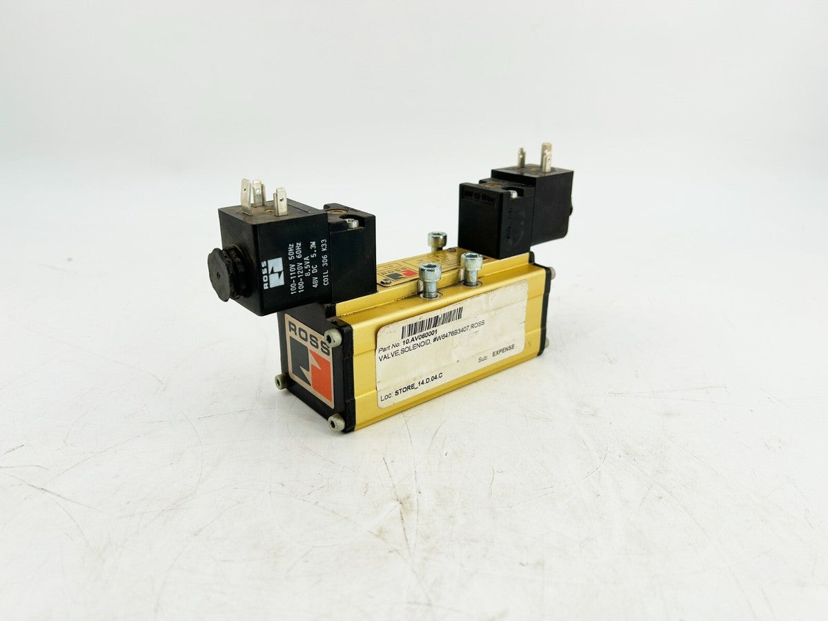 New Ross W6476B3407 Solenoid Valve 2-10Bar 100-110V 50Hz 100-120V 60Hz 48V