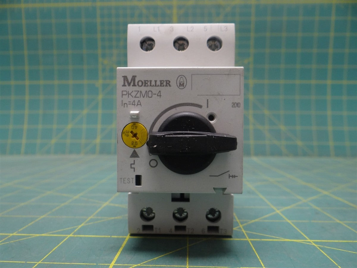 Moeller PKZM0-4 PKZM0+BK25/3-PKZO-E Manual Self-Protected Motor Control Switch