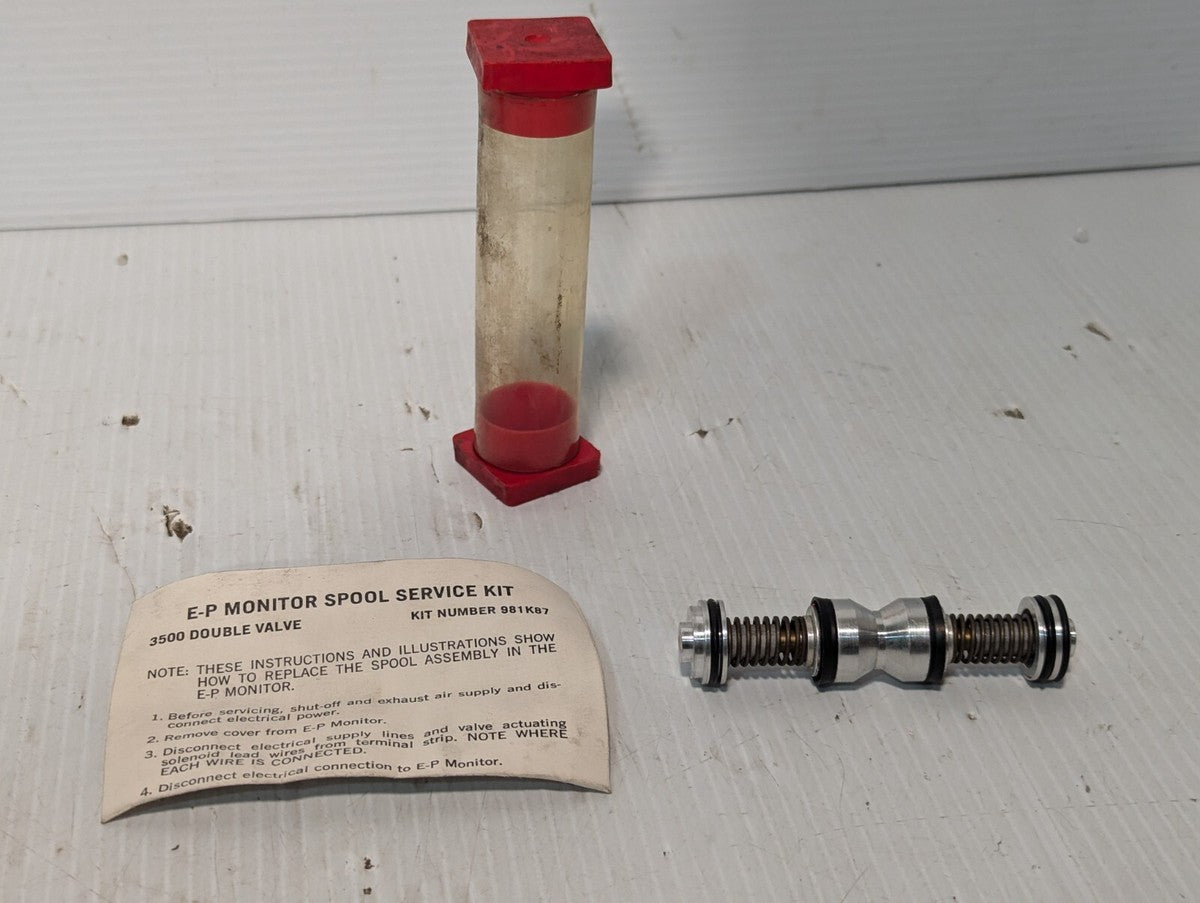 Ross Controls 981K87 E-P Monitor Spool Service Kit, 3500 Double Valve