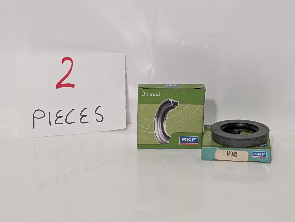 (2) SKF 16945 Oil Seals 3" OD