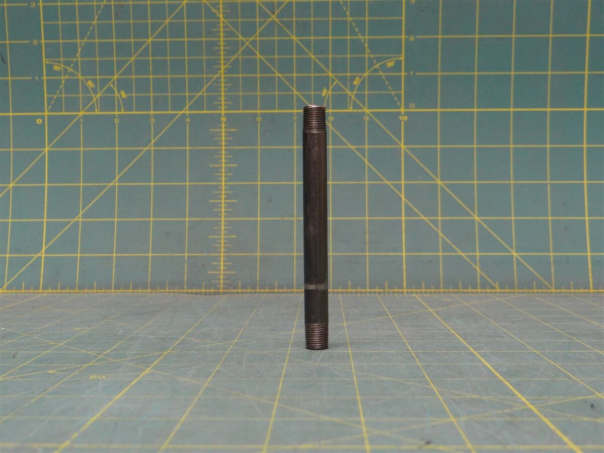 1/8" x 4" Pipe Fitting Nipple Male NPT Steel Tapered Threaded Schedule 40 Welded