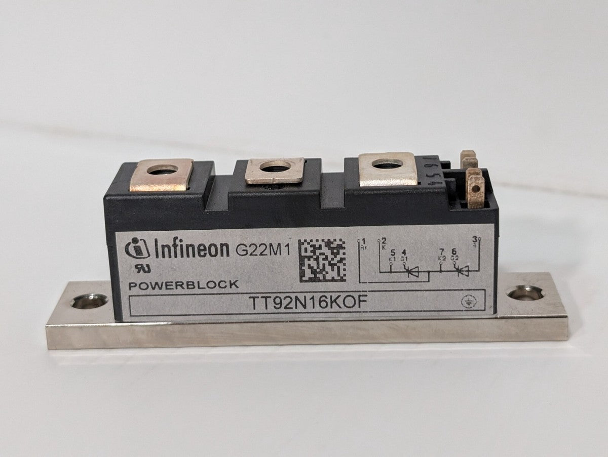 Infineon TT92N16KOF Thyristor Phase Control Module 20mm Power Block 1600V 92A