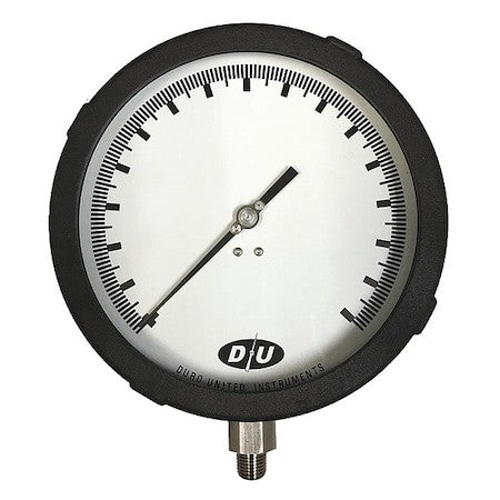 Duro 6.2020613E7 Industrial Pressure Gauge, 0 To 160 Psi, 6 In Dial, 1/4 In