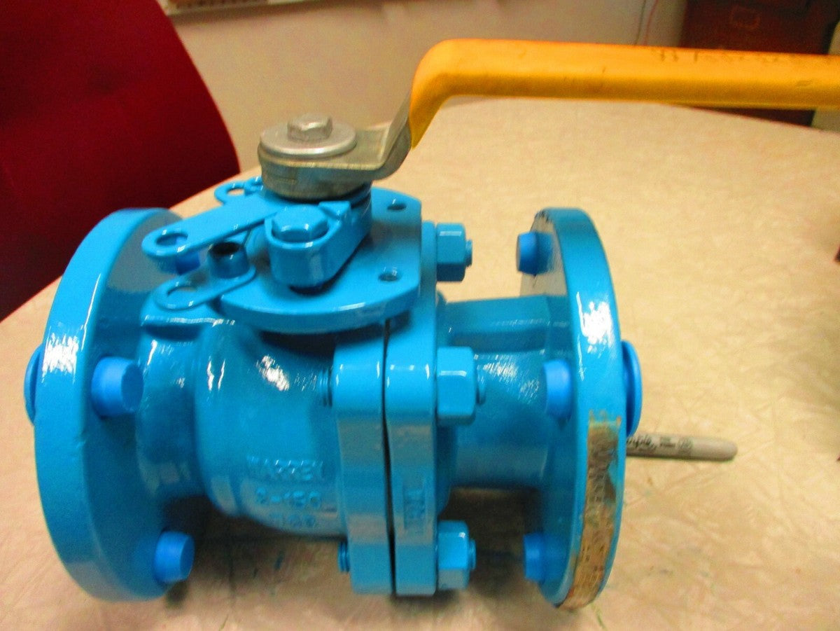 Ball Valve WARREN 2" CL150 Flanged Full Port | WCB Body | 316SS Trim | PTFE Seat