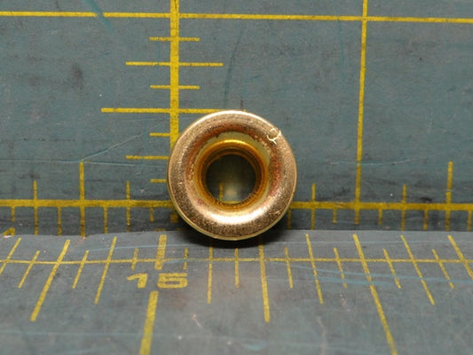 (24) Herndon Brass Grommets MS20230BS10 1/4" ID x 2/3" OD NSN: 5325-00-231-6582