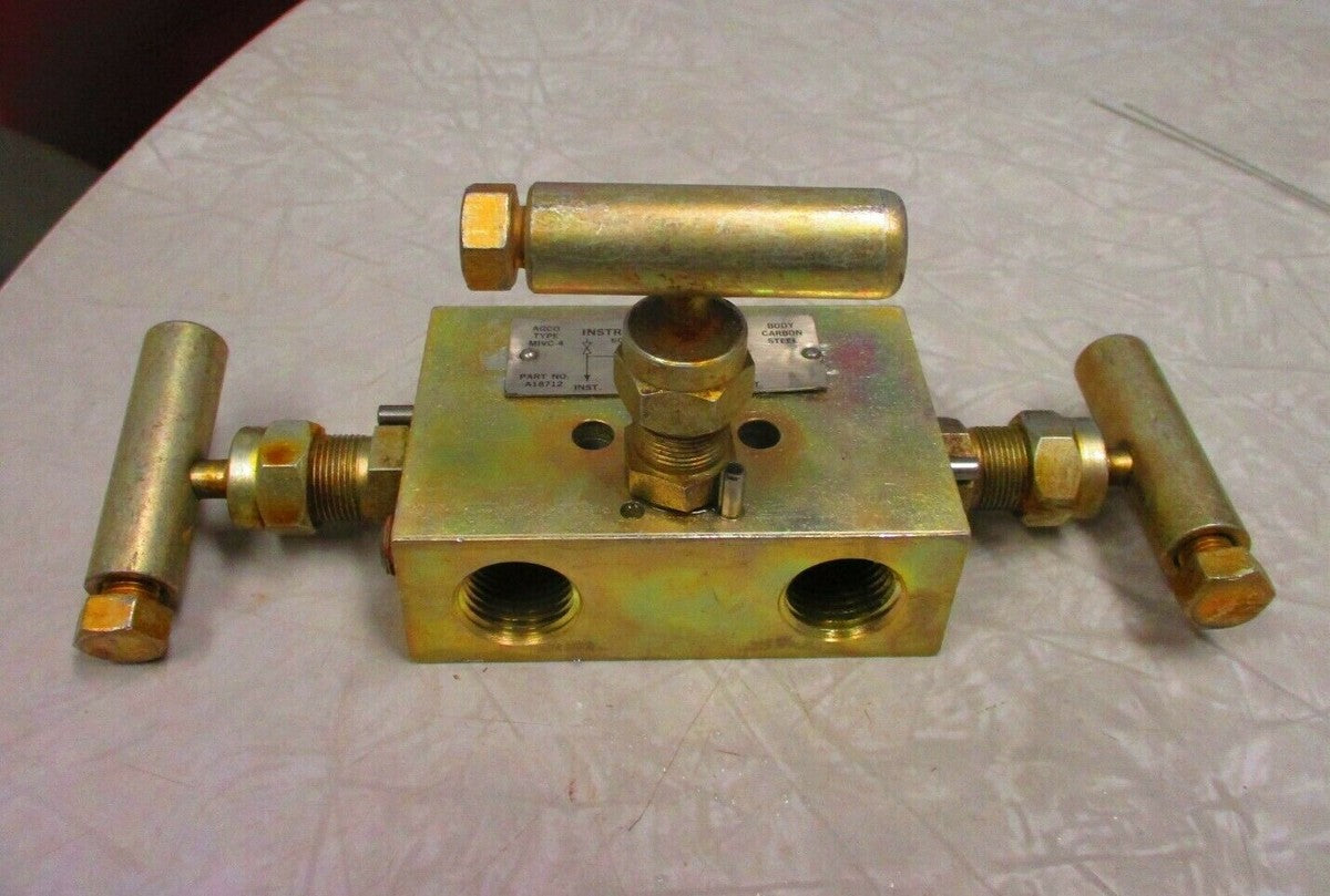 Anderson Greenwood MIVC-4 1/2" NPT Instrument Manifold 6000 psi PN: A18712