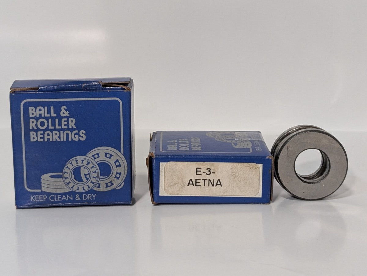 Lot of 2 Aetna F3 Thrust Bearings, F-3, in original box, made in USA