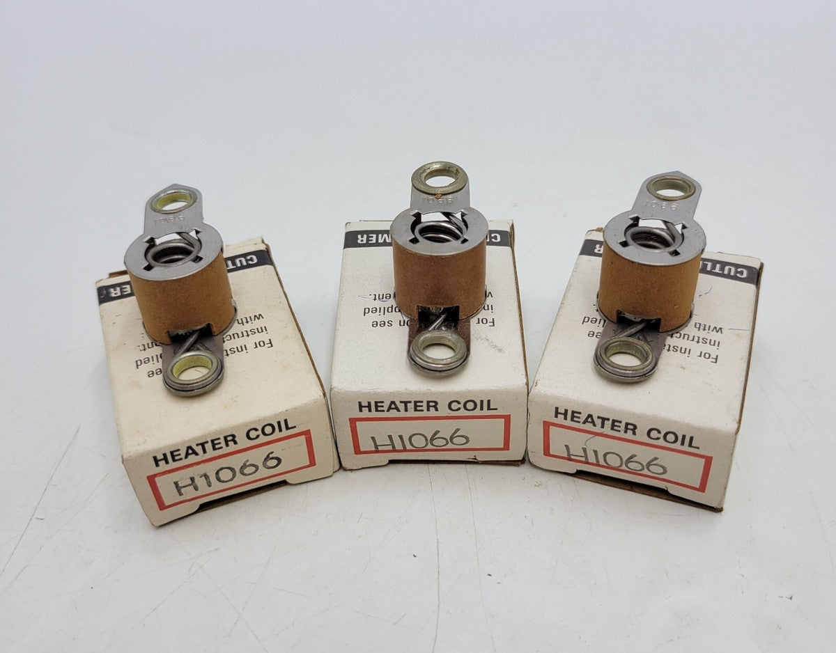3 PC Set Cutler-Hammer H1066 Overload Heater Coil Element 3.05-3.64A Type H