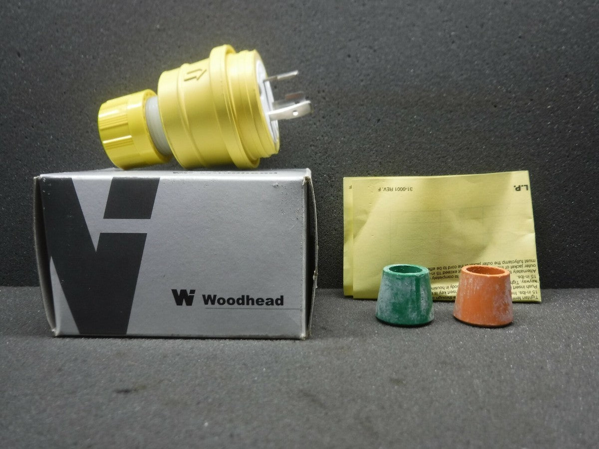 Woodhead 1301470021, L6-20, 20A, 250V, Yellow (New-Open Box)