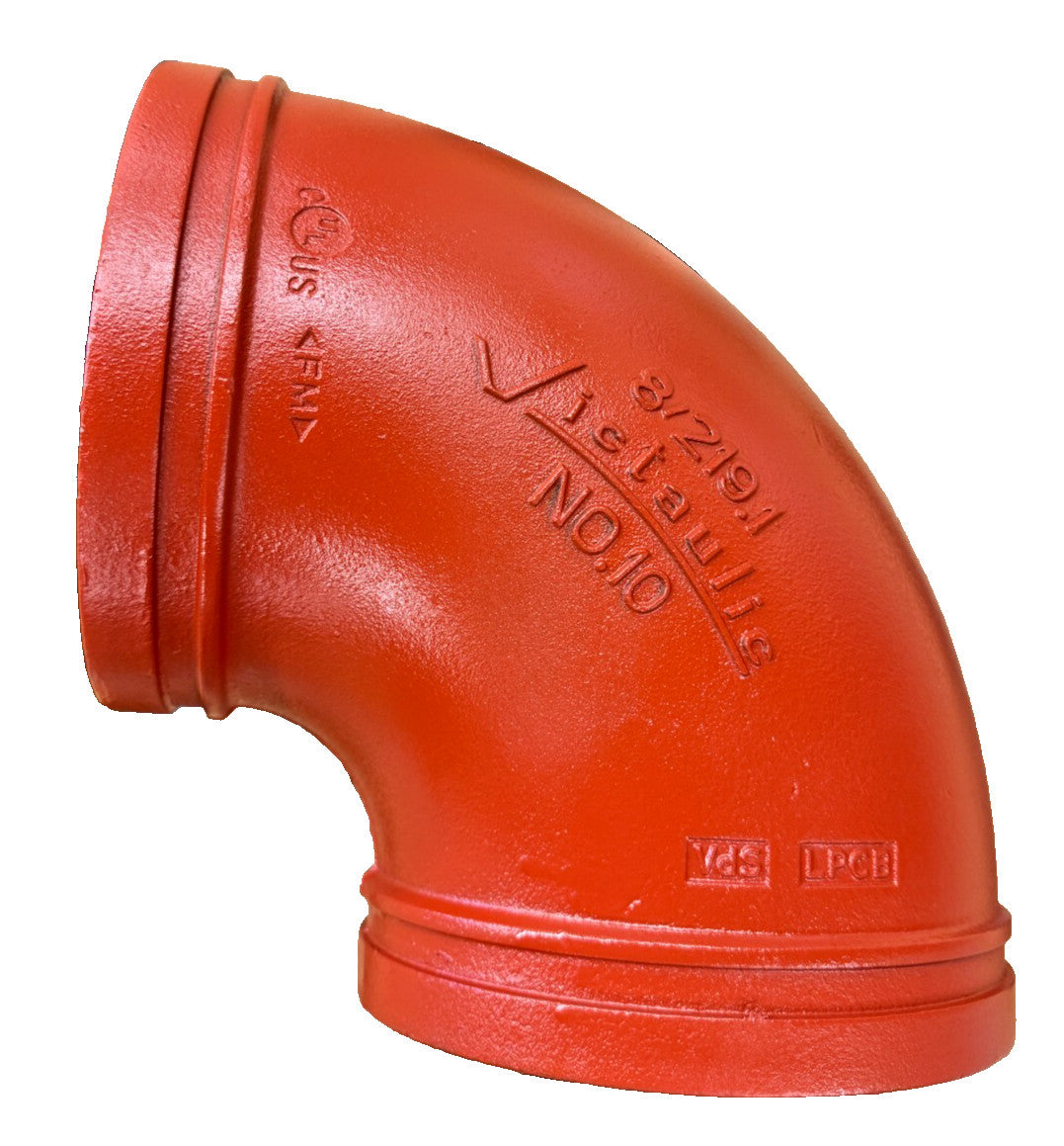 8" Victaulic Style 10 Elbow 90-Degree Grooved End Pipe Fitting